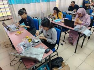 fame international college, politeknik kuching sarawak, inokode teacher program 2026, arduino uno workshop, stem education, digital innovation, sarawak education, teacher development program, technology workshop