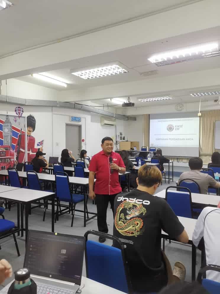 Financial planning Malaysia, KWSP workshop, financial freedom tips, FAME International College, secure financial future.
